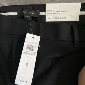 ann taylor black dress pants